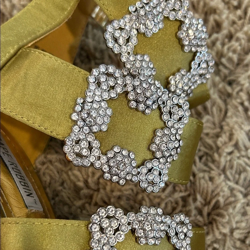 Cape Robbin Olive Green Embellished Heels in Size 7.5